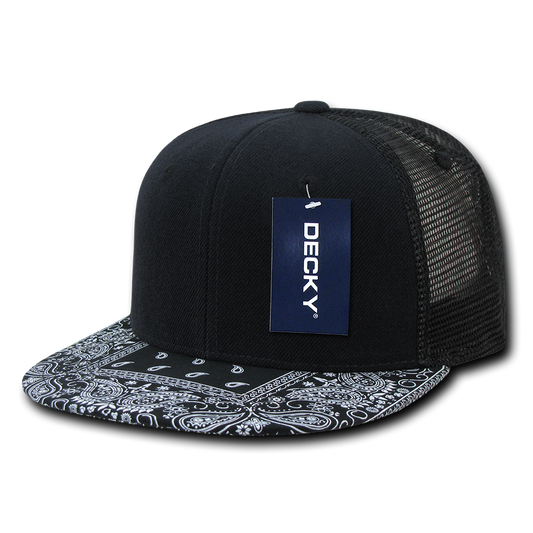 Decky 1083 Trucker Hat - 100% Polyester, Structured