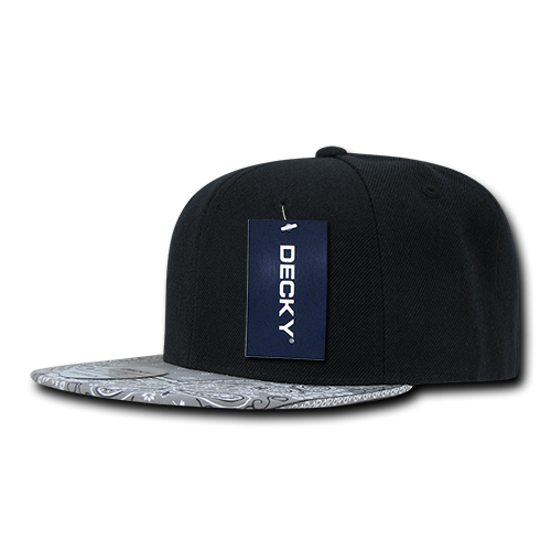Decky 1093 Snapback Cap - Structured, Flat Brim