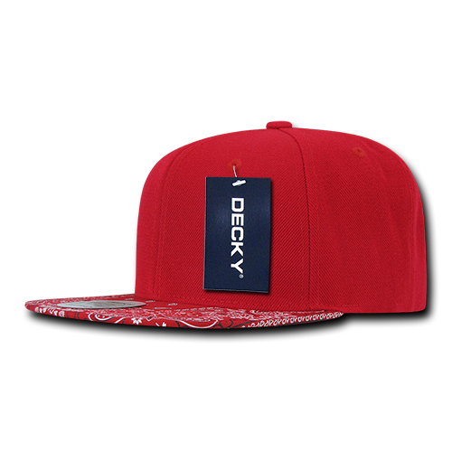Decky 1093 Snapback Cap - Structured, Flat Brim