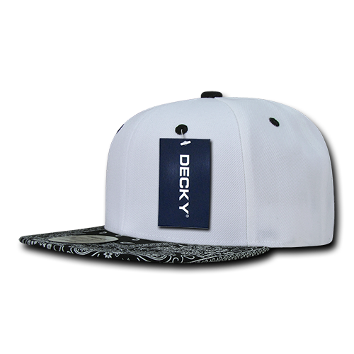 Decky 1093 Snapback Cap - Structured, Flat Brim