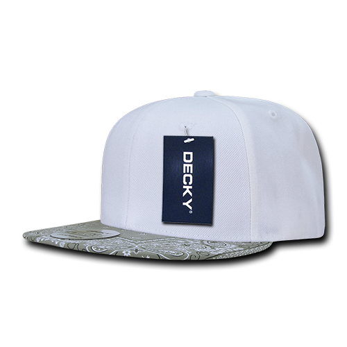 Decky 1093 Snapback Cap - Structured, Flat Brim