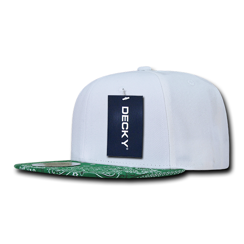 Decky 1093 Snapback Cap - Structured, Flat Brim