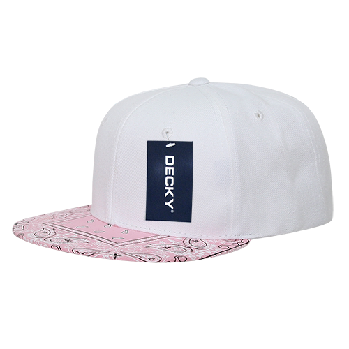 Decky 1093 Snapback Cap - Structured, Flat Brim