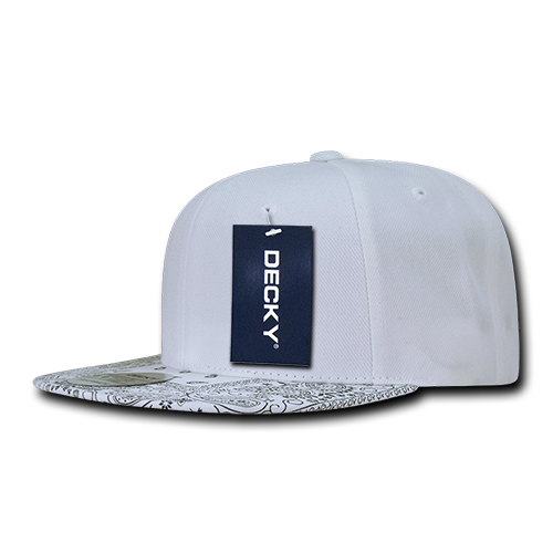 Decky 1093 Snapback Cap - Structured, Flat Brim
