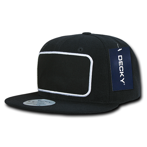 Decky 6 Panel High Profile Structured Melton Vinyl Snapback