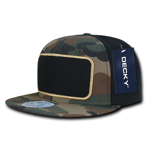 Decky 6 Panel High Profile Structured Melton Vinyl Snapback