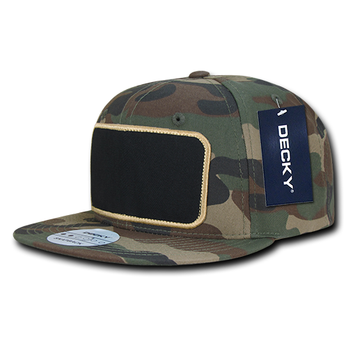 Decky 6 Panel High Profile Structured Melton Vinyl Snapback