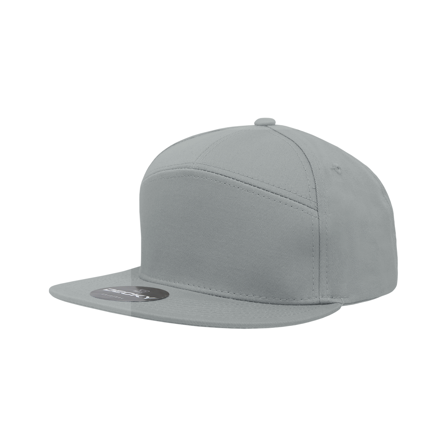 Decky 7 Panel High Profile Structured Cotton Blend Trucker
