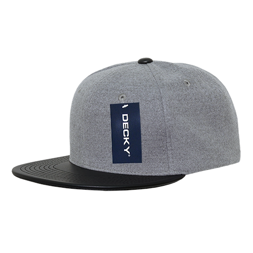 Decky 1115 Snapback Cap - Wool, Structured