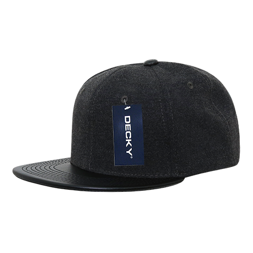 Decky 1115 Snapback Cap - Wool, Structured