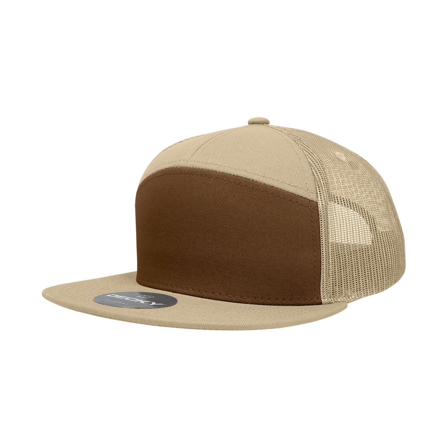 Decky 1133 Trucker Hat - Structured, Flat Brim