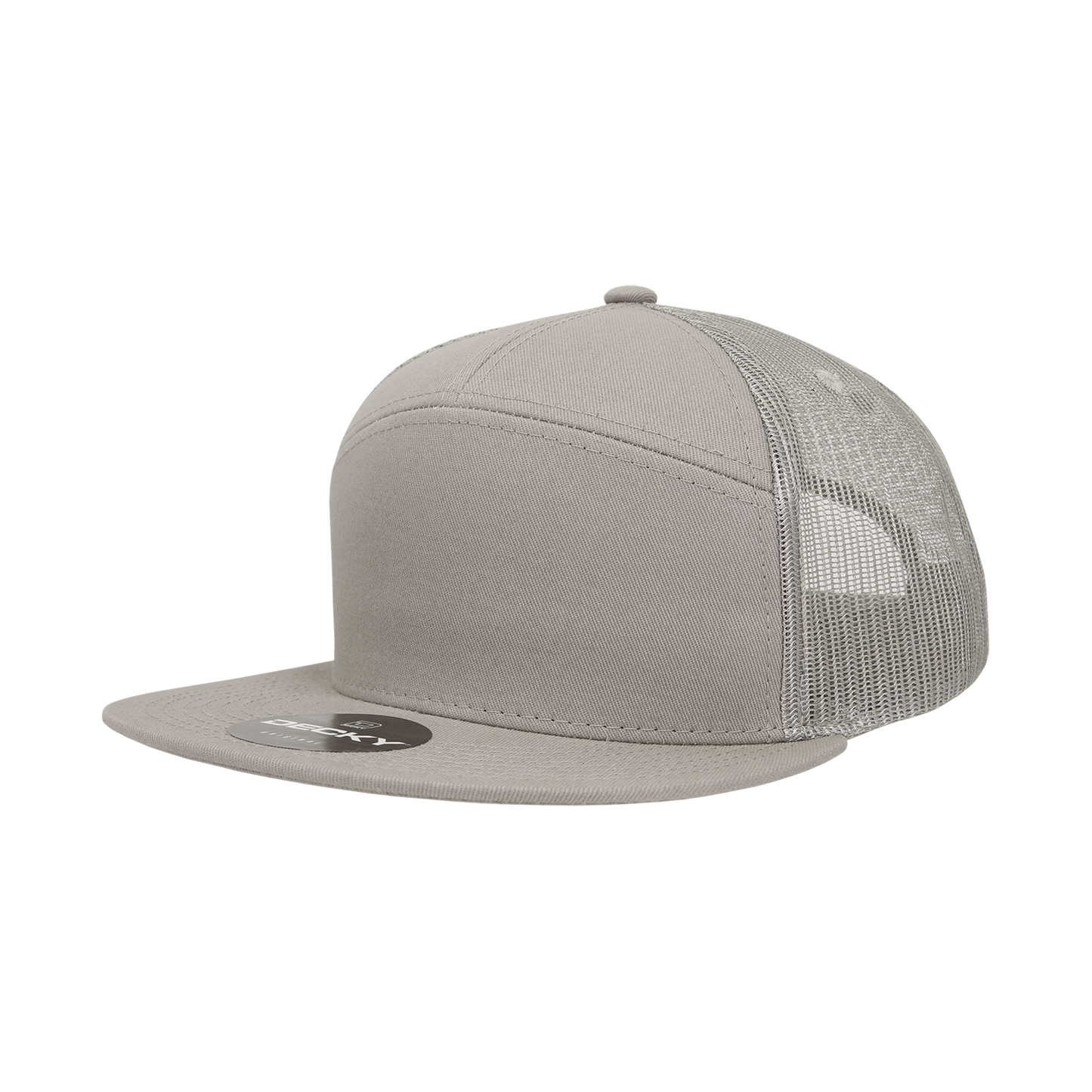 Decky 1133 Trucker Hat - Structured, Flat Brim