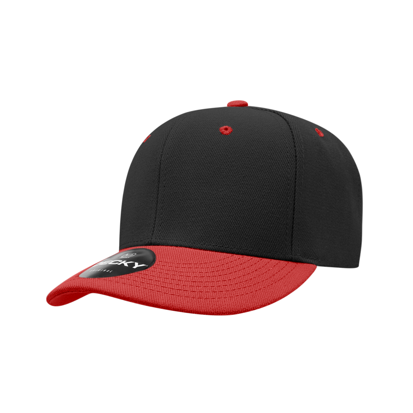 Decky 206 Baseball Cap - 100% Polyester, Structured