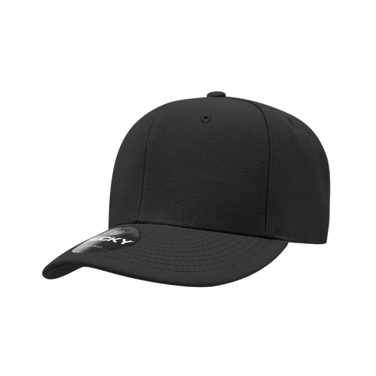 Decky 206 Baseball Cap - 100% Polyester, Structured
