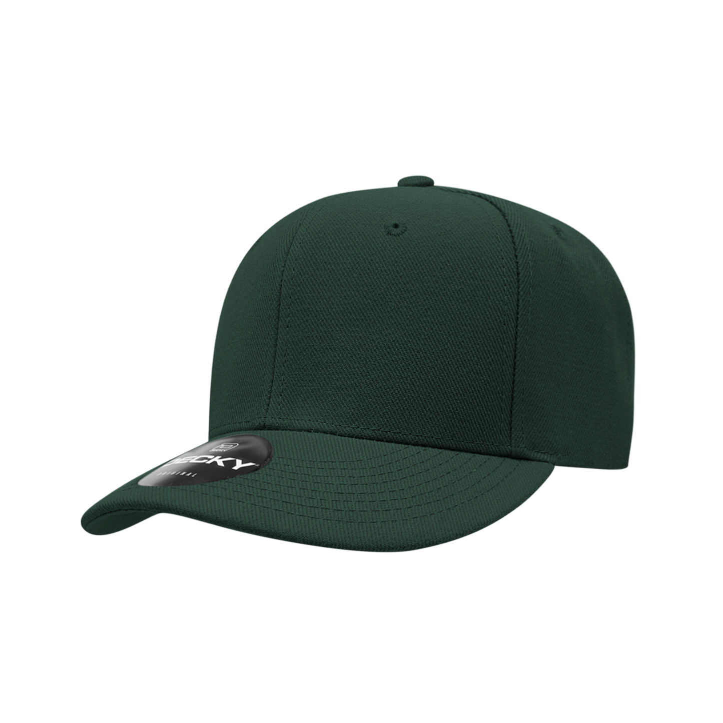 Decky 206 Baseball Cap - 100% Polyester, Structured