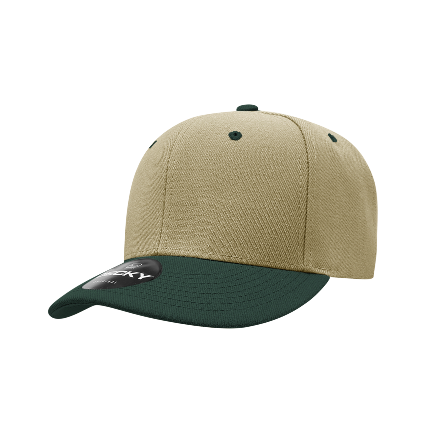 Decky 206 Baseball Cap - 100% Polyester, Structured