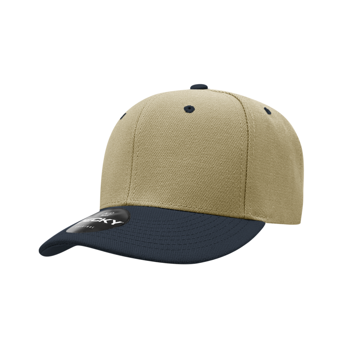 Decky 206 Baseball Cap - 100% Polyester, Structured