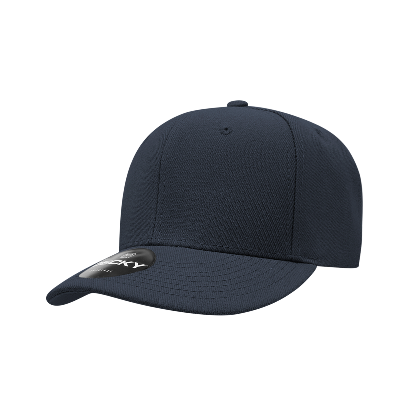 Decky 206 Baseball Cap - 100% Polyester, Structured