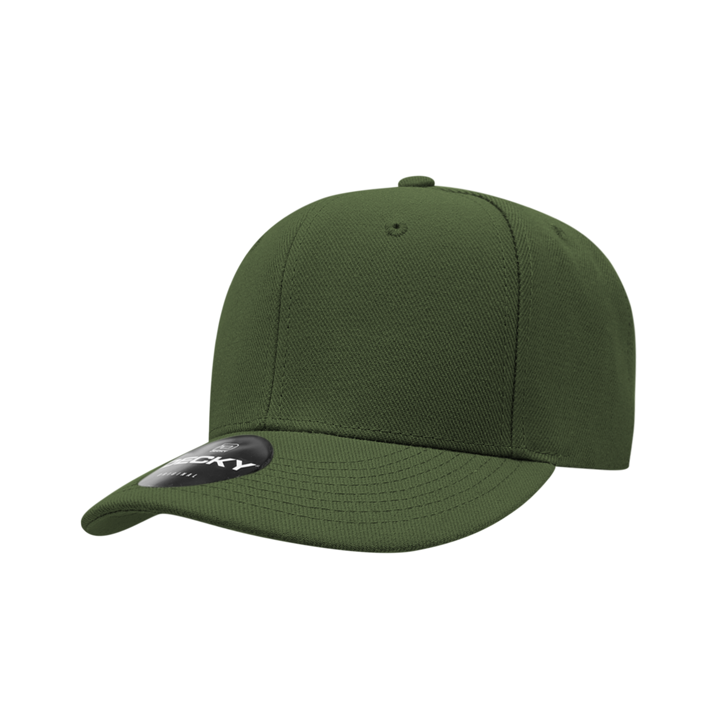 Decky 206 Baseball Cap - 100% Polyester, Structured