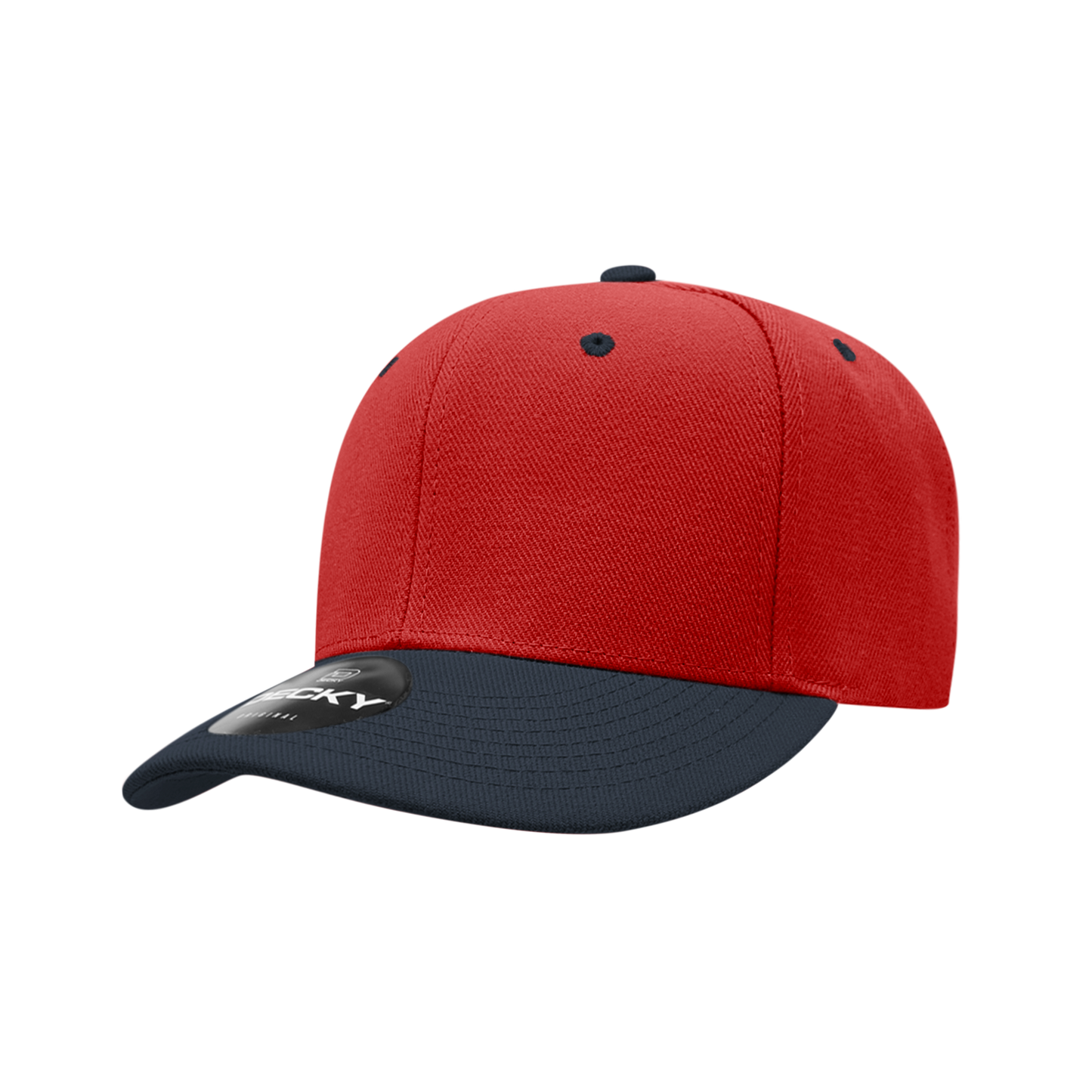 Decky 206 Baseball Cap - 100% Polyester, Structured