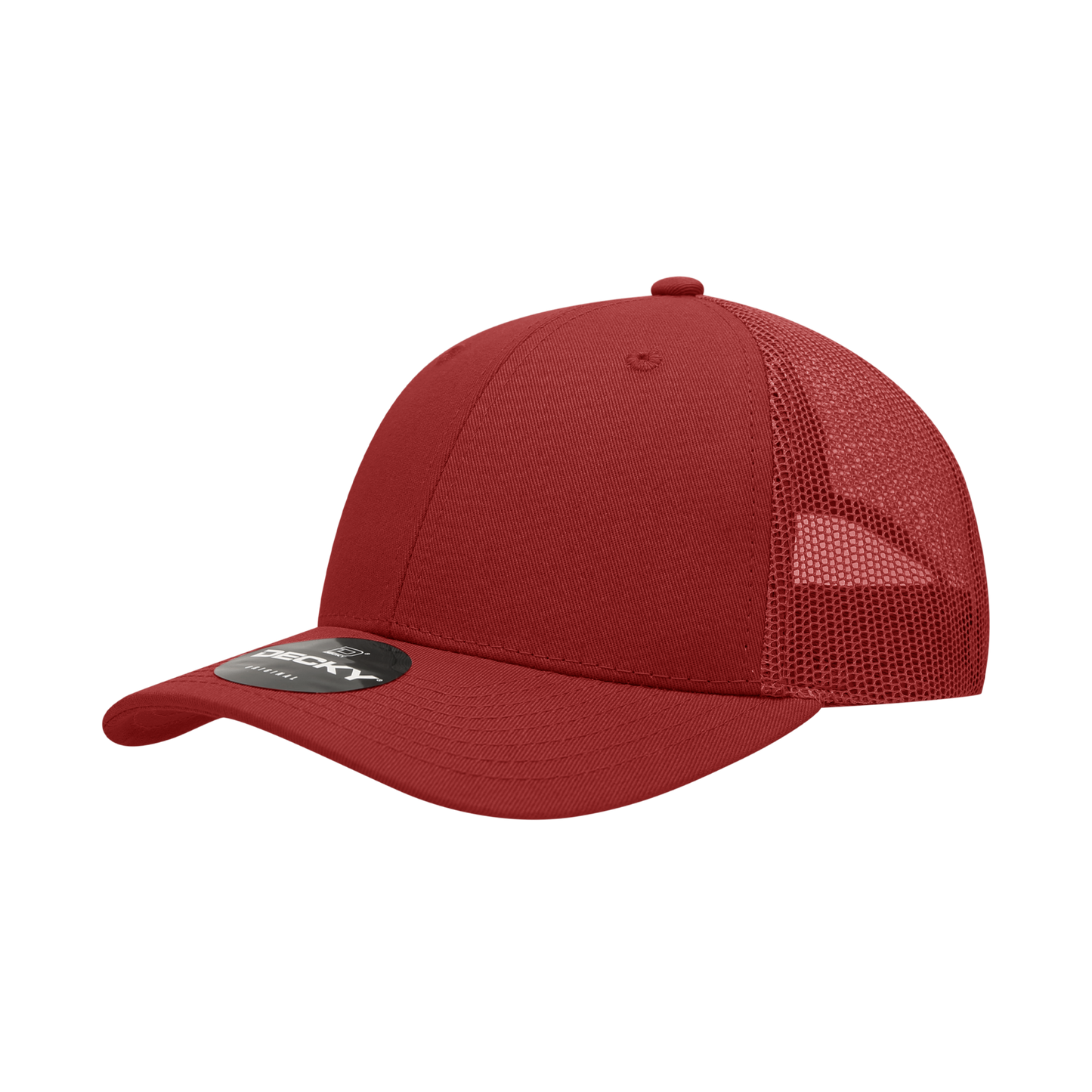 Decky 214 Trucker Hat - Structured, Curved Brim