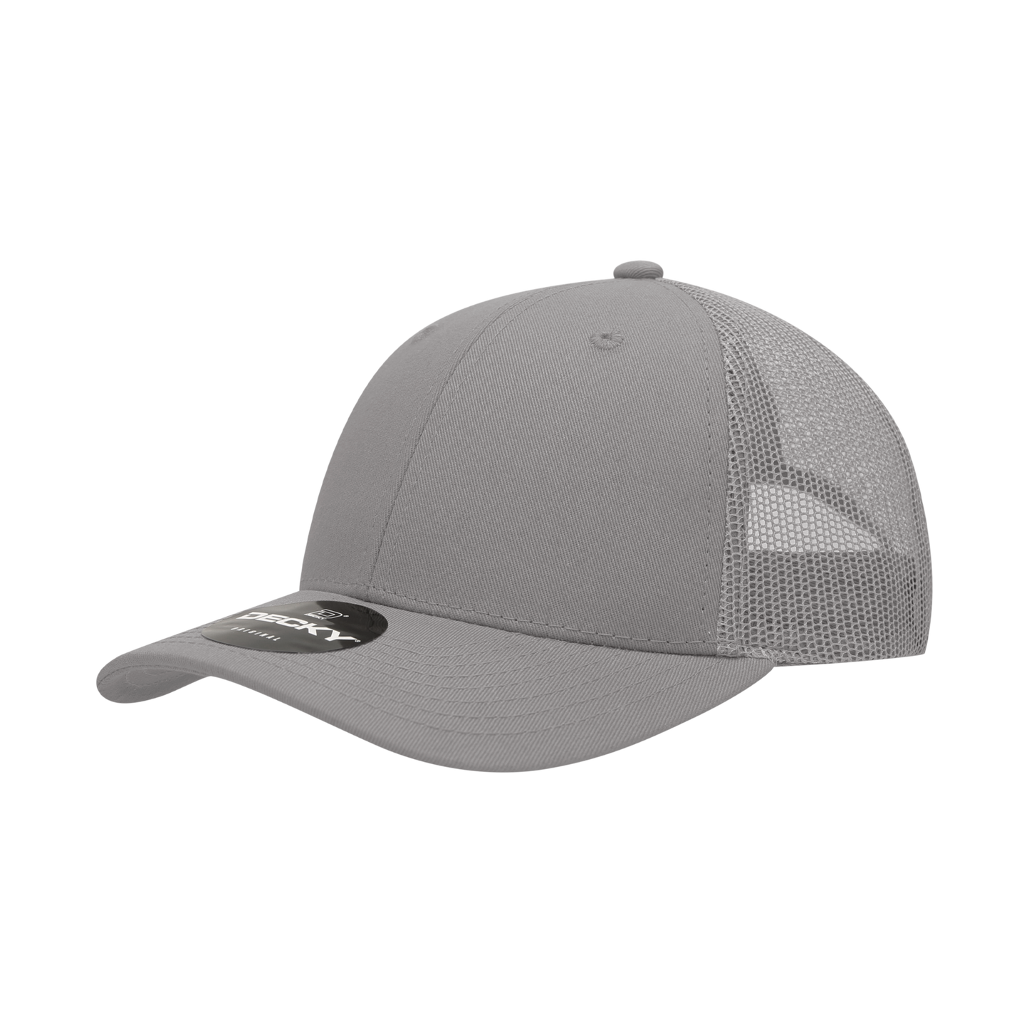 Decky 214 Trucker Hat - Structured, Curved Brim