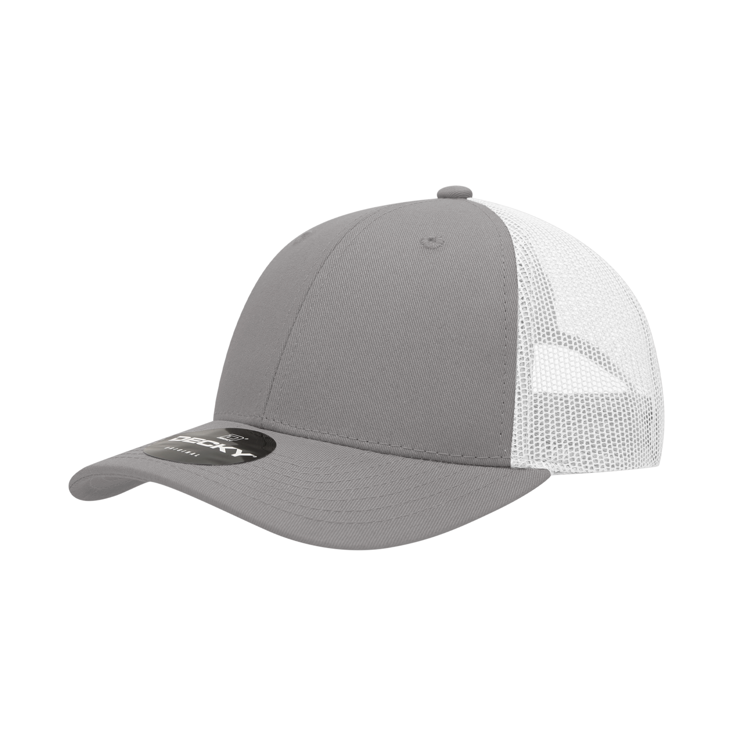 Decky 214 Trucker Hat - Structured, Curved Brim