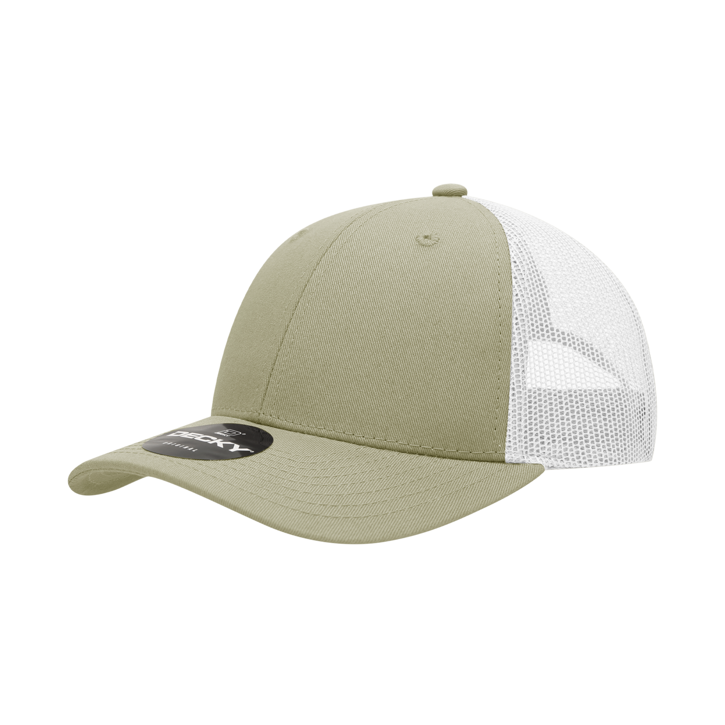 Decky 214 Trucker Hat - Structured, Curved Brim