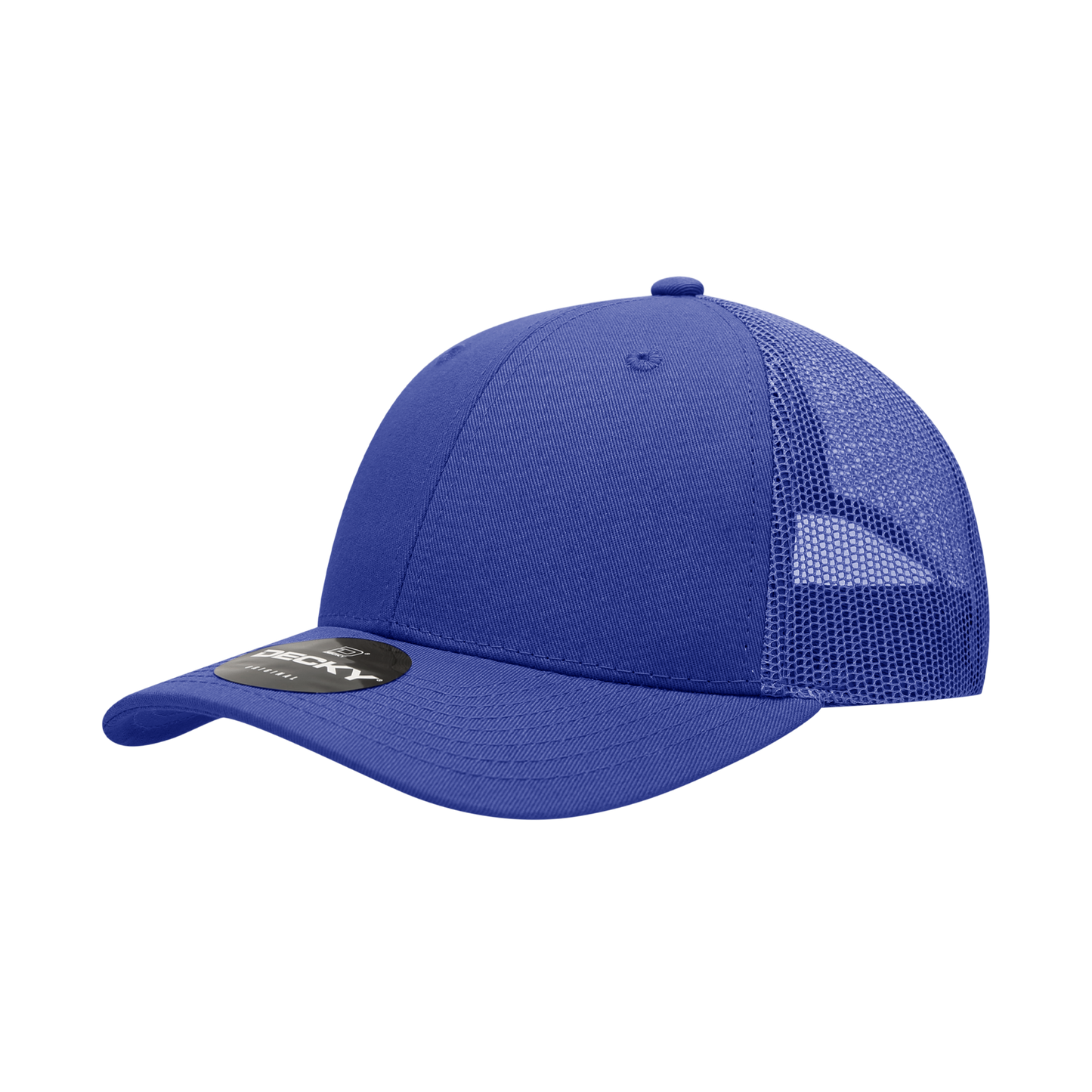 Decky 214 Trucker Hat - Structured, Curved Brim