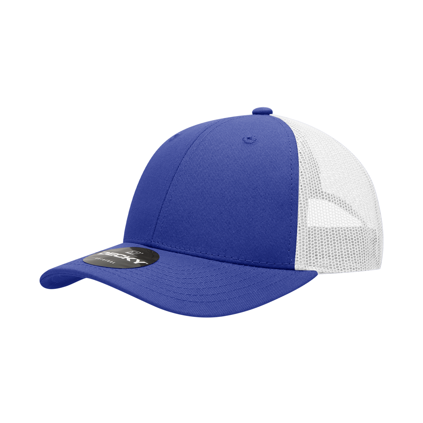 Decky 214 Trucker Hat - Structured, Curved Brim