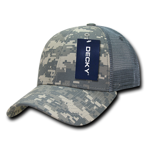 Decky 218 Trucker Hat - 100% Cotton, Structured