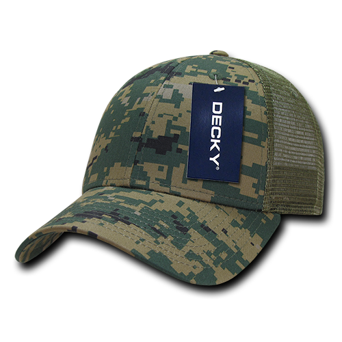 Decky 218 Trucker Hat - 100% Cotton, Structured