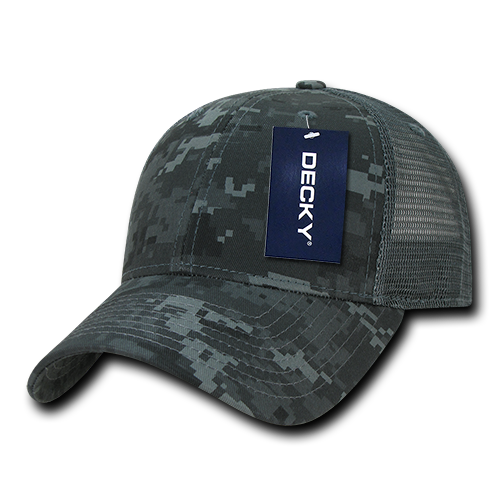 Decky 218 Trucker Hat - 100% Cotton, Structured