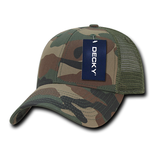 Decky 218 Trucker Hat - 100% Cotton, Structured
