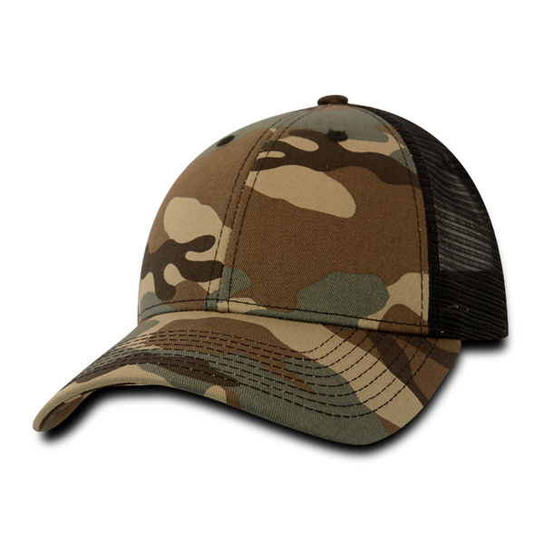 Decky 218 Trucker Hat - 100% Cotton, Structured