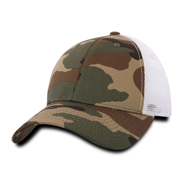 Decky 218 Trucker Hat - 100% Cotton, Structured