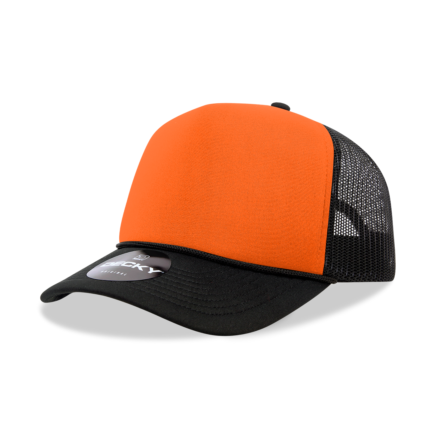 Decky 6 Panel Mid Profile Structured Plaid Trucker