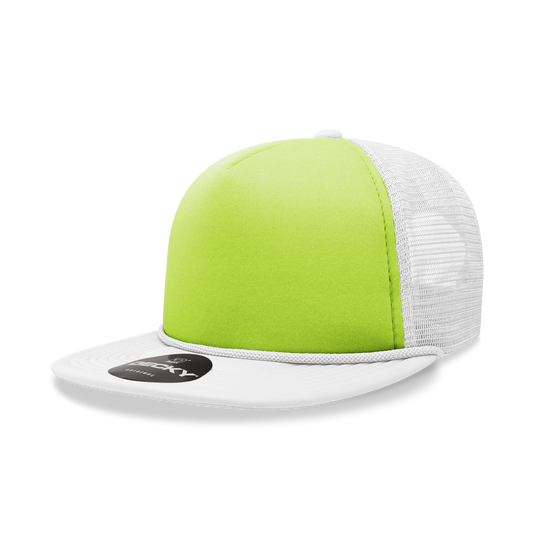 Decky 222 Trucker Hat - Structured, Flat Brim