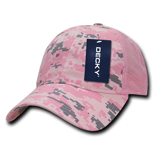 Decky 225 Trucker Hat - 100% Cotton, Curved Brim