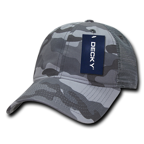 Decky 225 Trucker Hat - 100% Cotton, Curved Brim