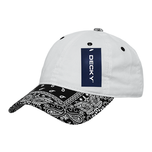 Decky 256 Visor Cap - 100% Cotton, Curved Brim