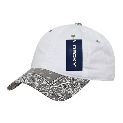 Decky 256 Visor Cap - 100% Cotton, Curved Brim