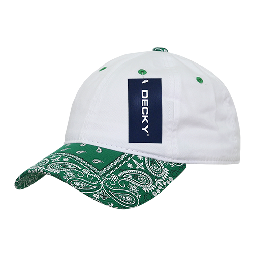 Decky 256 Visor Cap - 100% Cotton, Curved Brim
