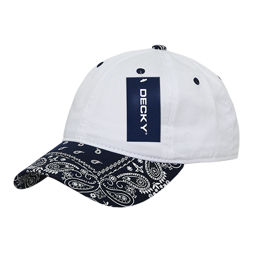 Decky 256 Visor Cap - 100% Cotton, Curved Brim