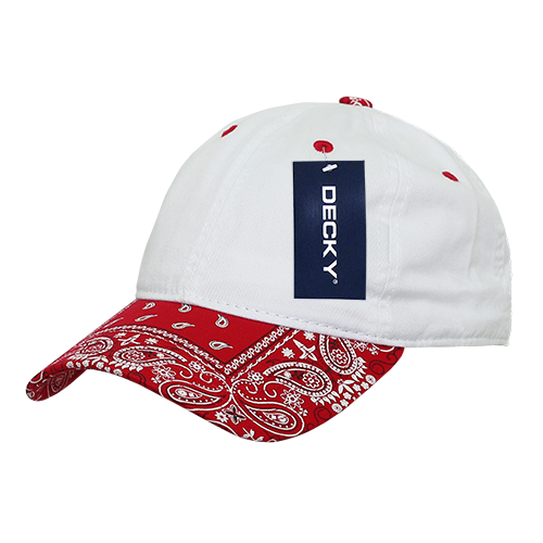 Decky 256 Visor Cap - 100% Cotton, Curved Brim