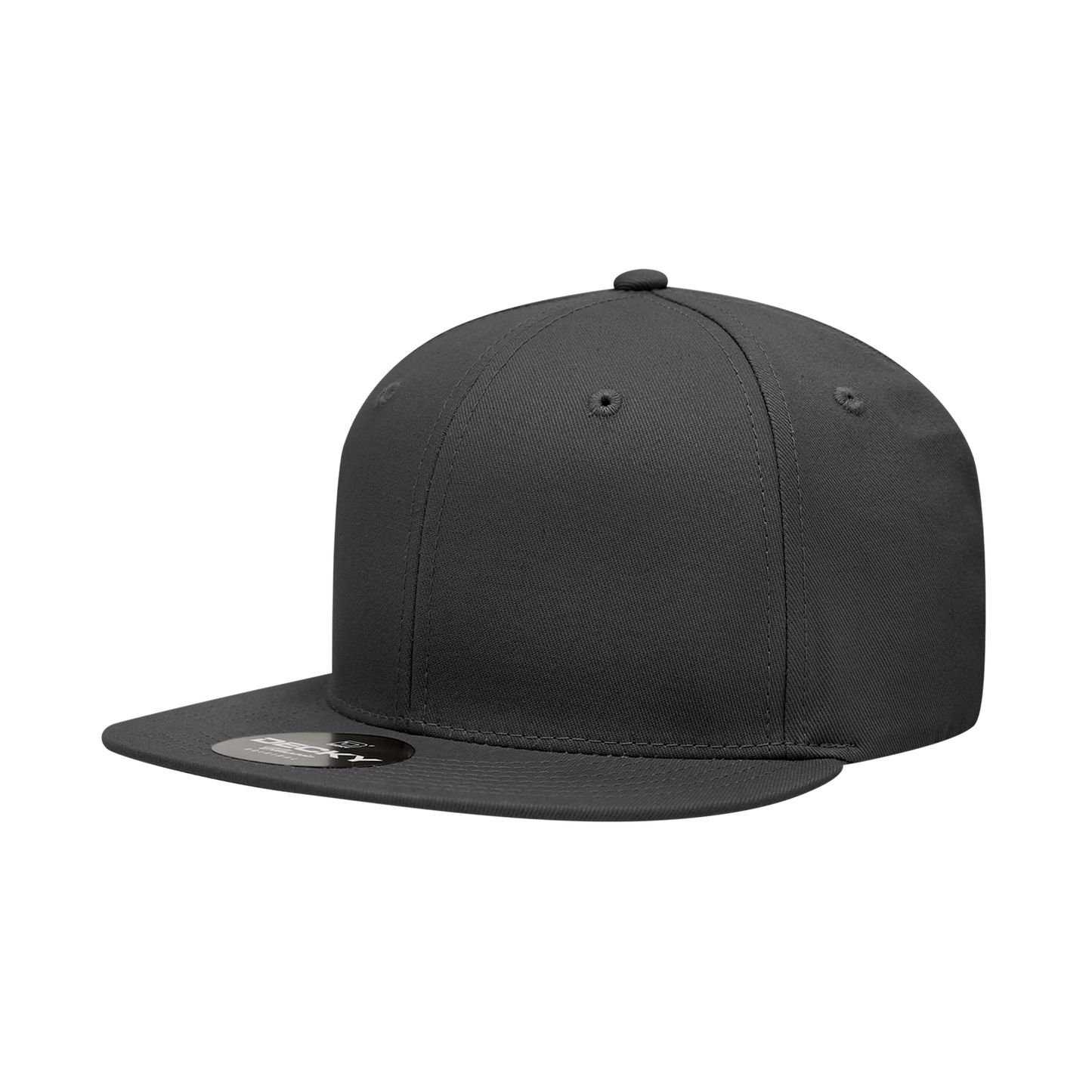 Decky 361 Snapback Cap - Structured, Flat Brim