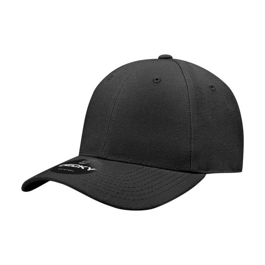 Decky 402 Baseball Cap - 100% Polyester, Structured