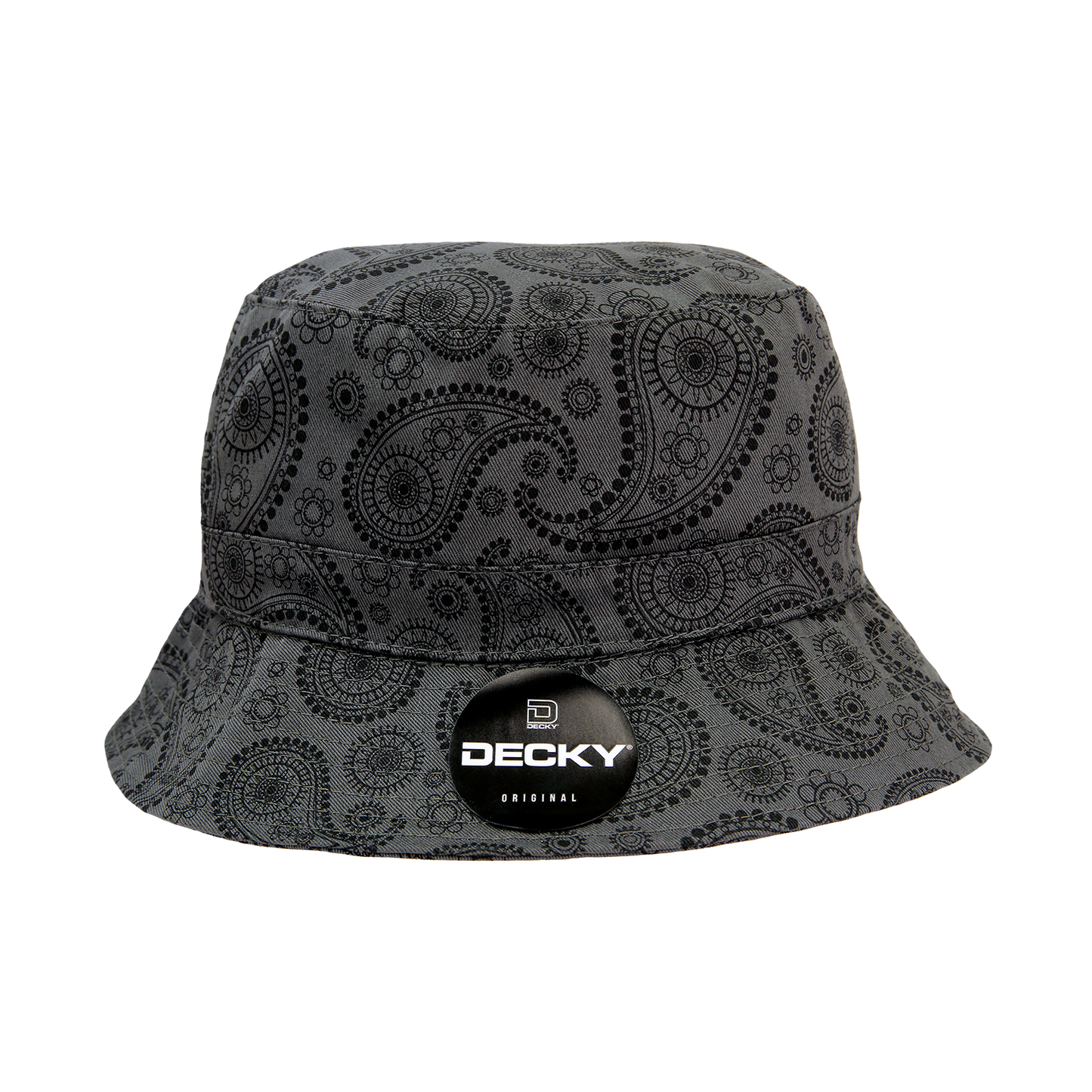 Decky 459 Bucket Hat - 100% Cotton, Curved Brim