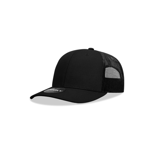 Decky 5019 Trucker Hat - Structured, Curved Brim