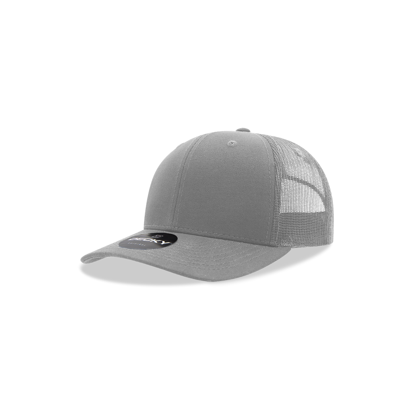 Decky 5019 Trucker Hat - Structured, Curved Brim
